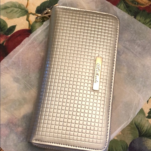 Vegan clutch/wallet, double opening, 8 slots NEW - Picture 1 of 4
